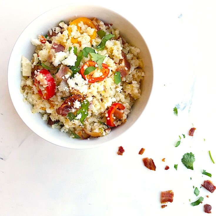 Mexican cauliflower rice