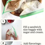 how to make ice cream in a bag step by step