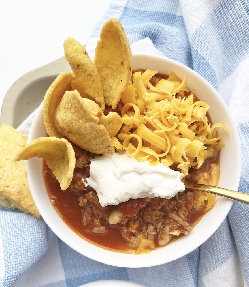 The Best Ground Turkey Chili