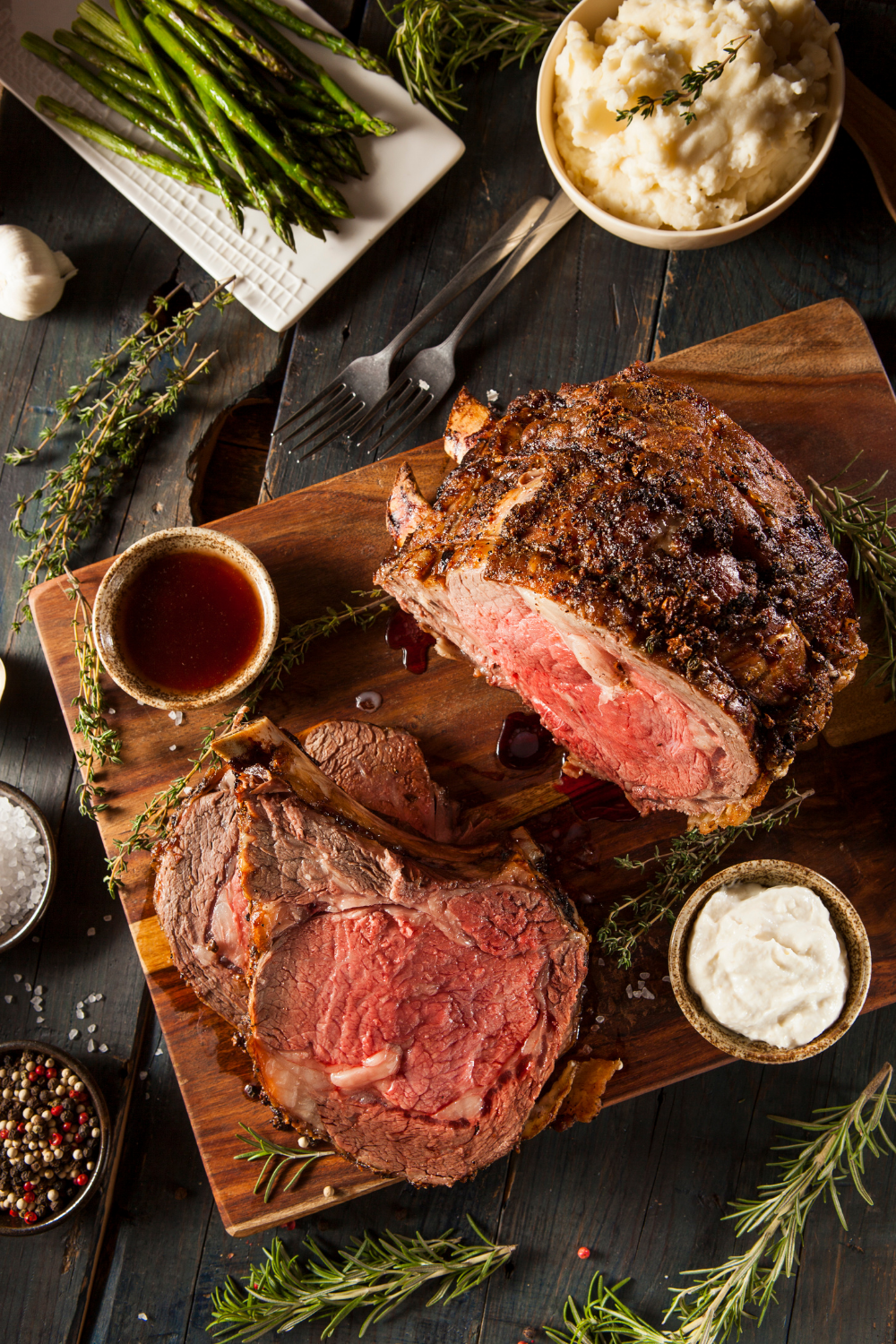 Boneless Prime Rib with Au Jus