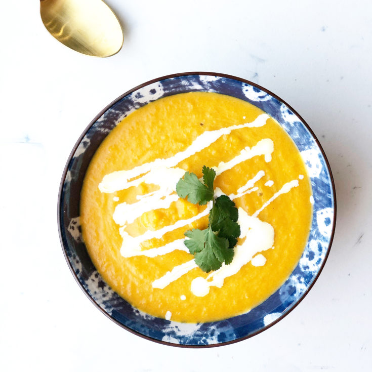 Coconut Curry Carrot Soup