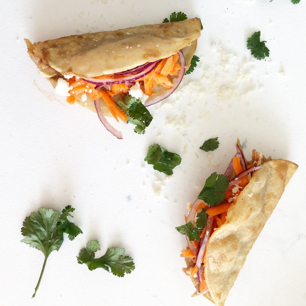 crunchy asian chicken tacos