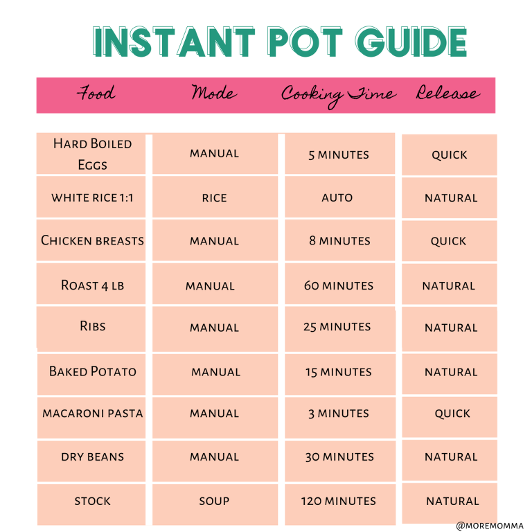 Instant Pot Basics: How to Cook in the Instant Pot - More Momma!