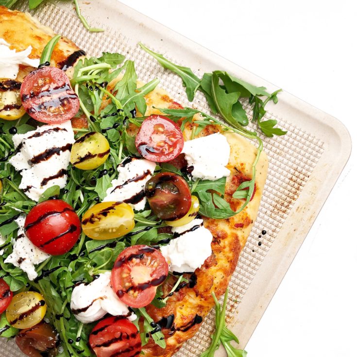 caprese flatbread