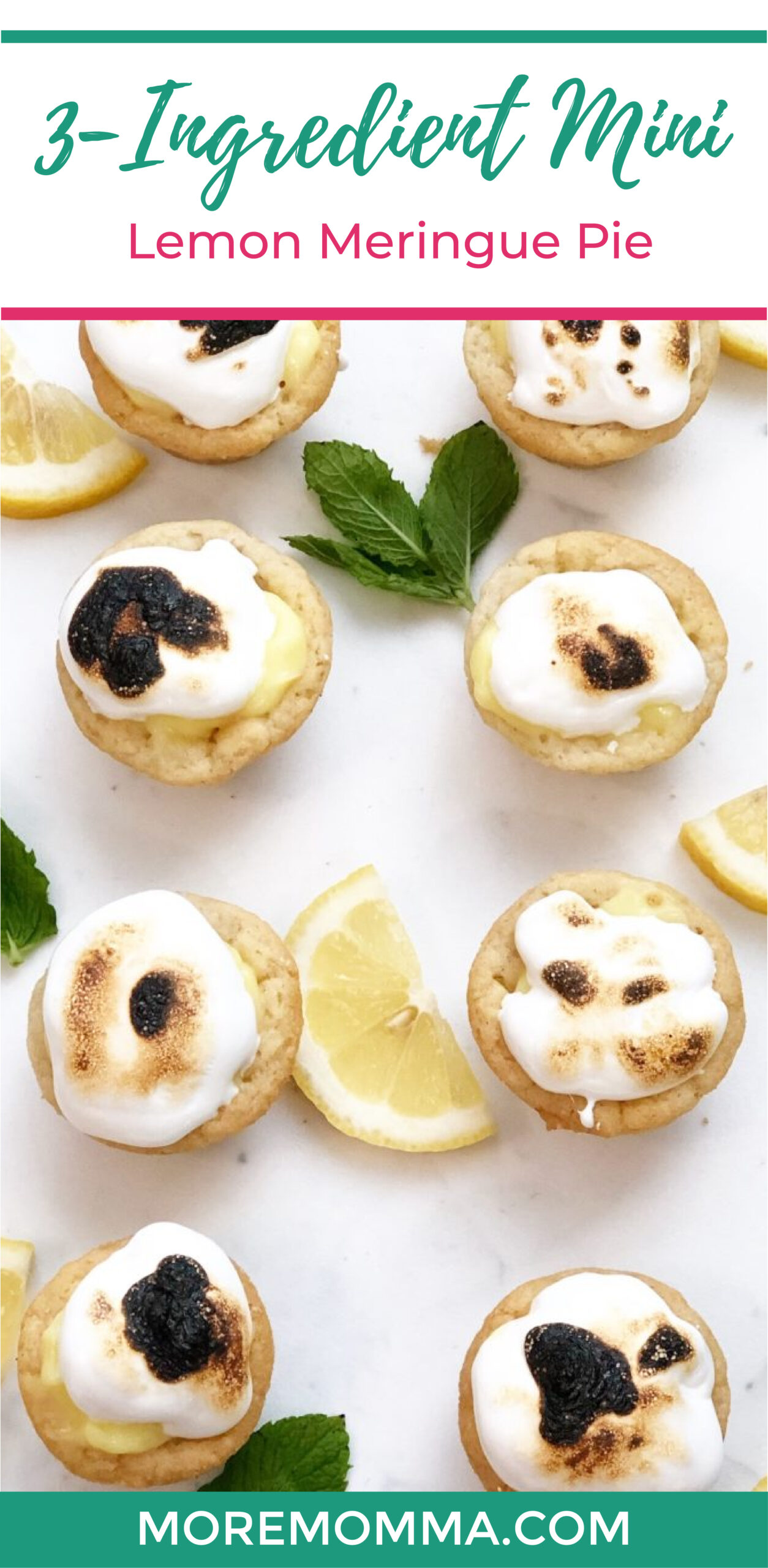 3-Ingredient Mini Lemon Meringue Pie – More Momma!