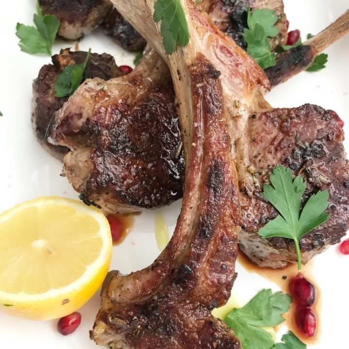 Grilled Rosemary Lamb Chops