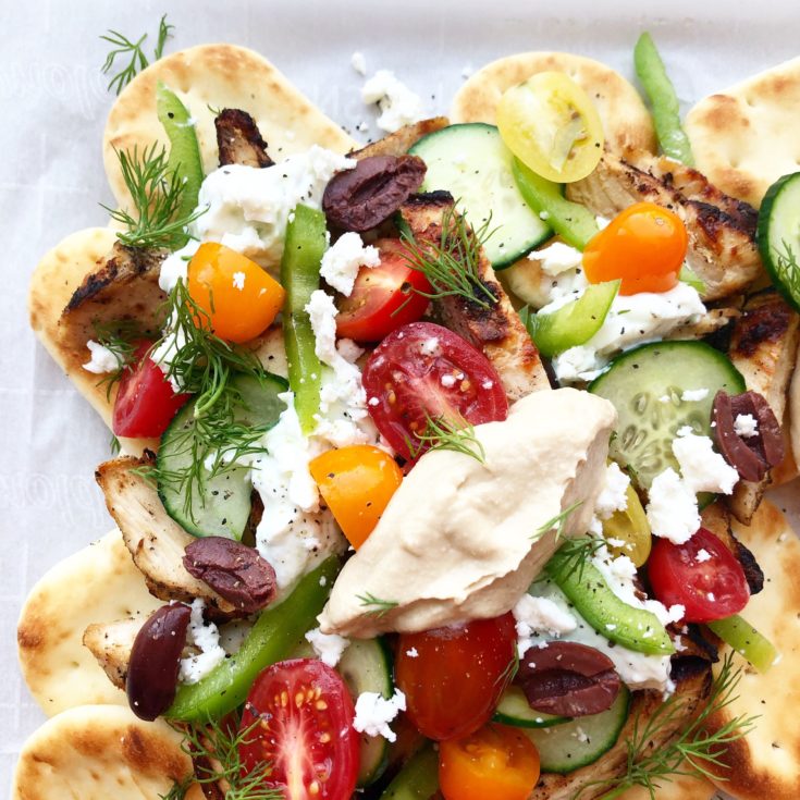 Greek Pita Nachos