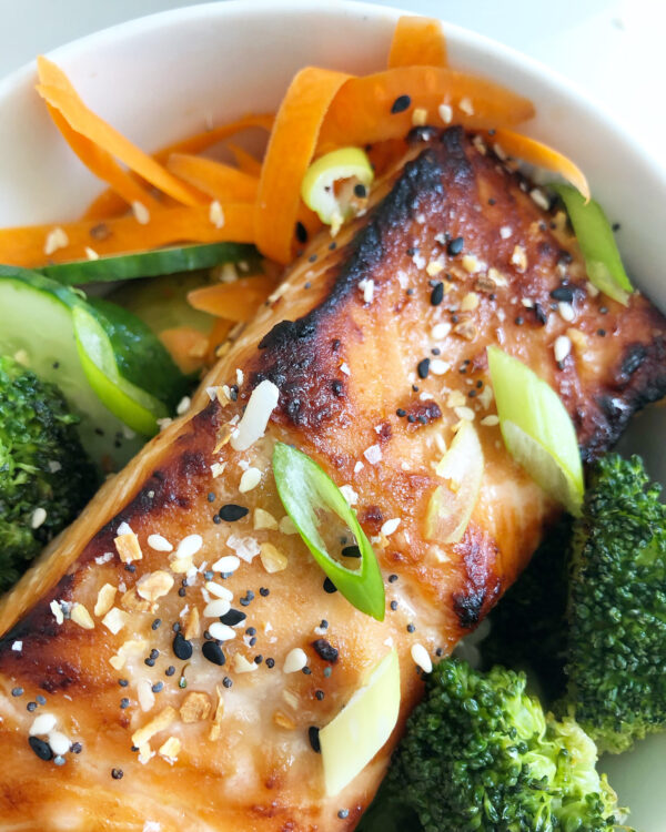 Quick and Easy Miso Salmon Bowls - More Momma!