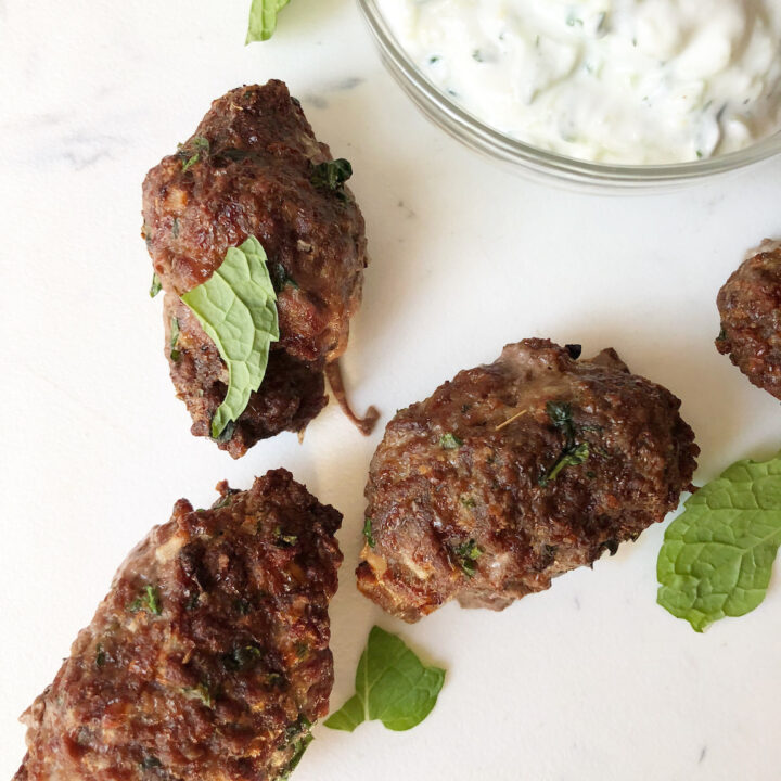 Air Fryer Beef Kofta Kebab