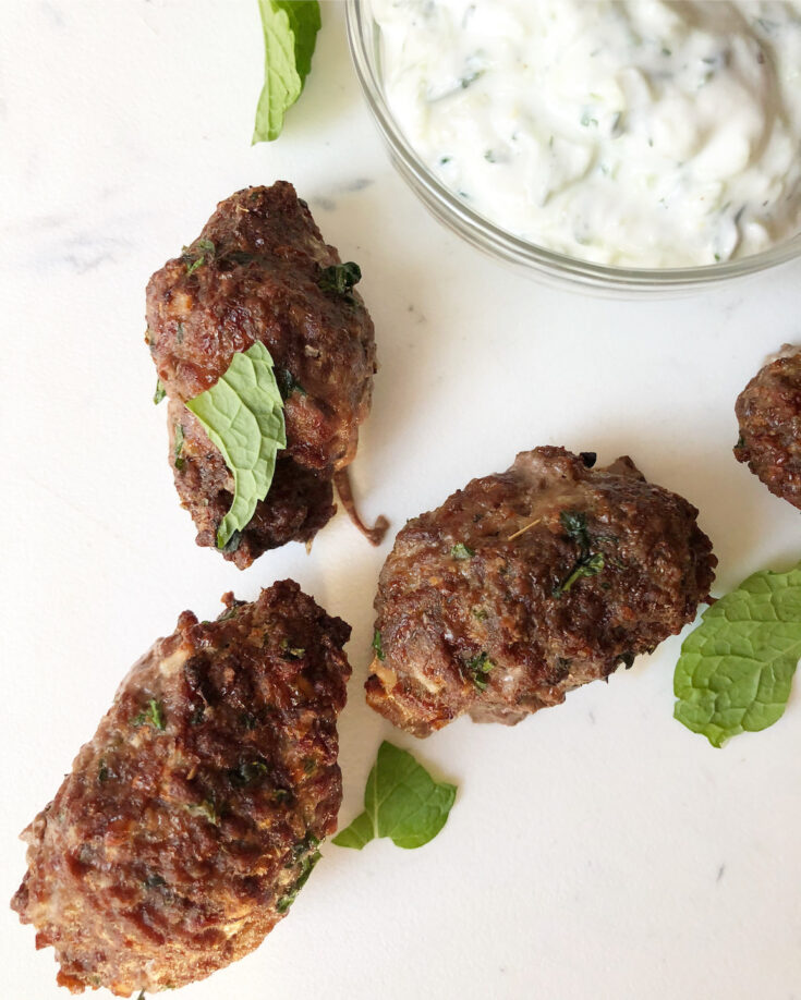 Air Fryer Beef Kofta Kebab