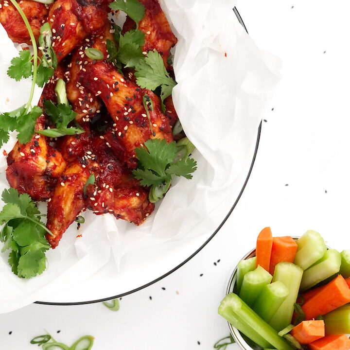 Air Fryer Korean Style Chicken Wings
