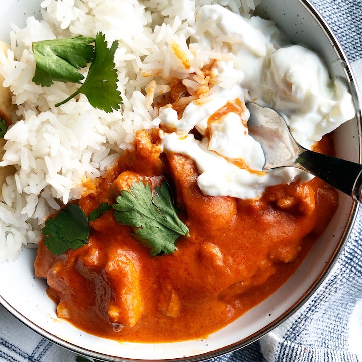 Instant pot best sale butter chicken recipe