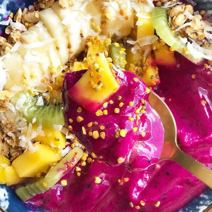 Homemade Pitaya Bowl