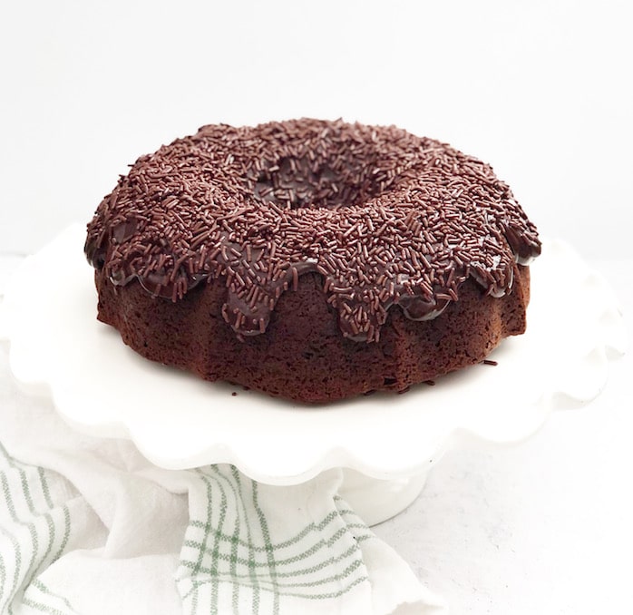 Brigadeiro Bundt Cake With Dulce De Leche