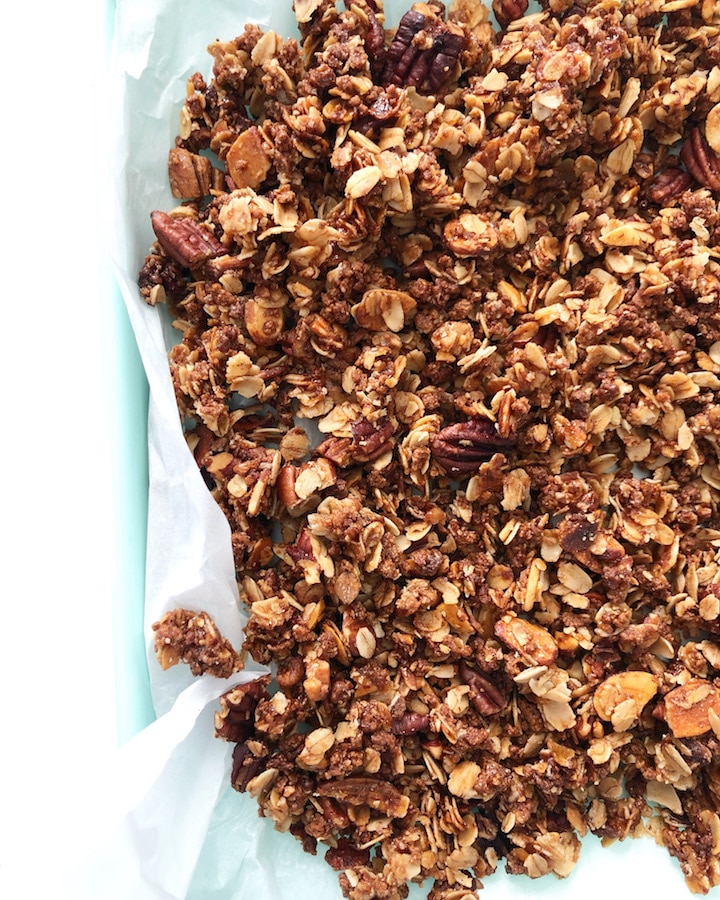 homemade cinnamon granola