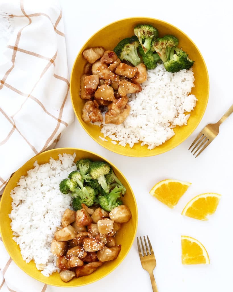 Air Fryer Orange Chicken