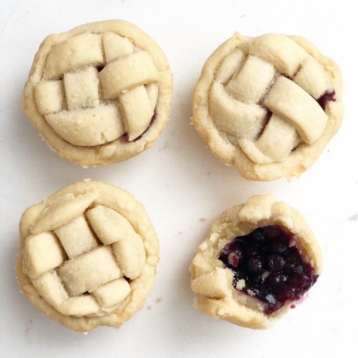 Mini Blueberry Pies