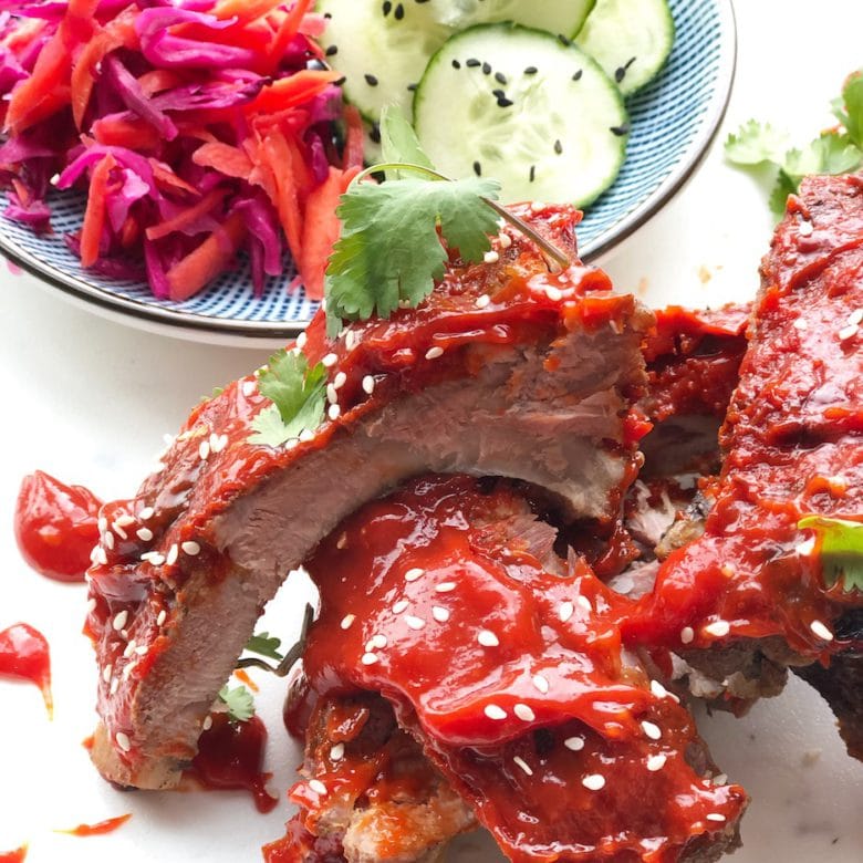Asian Pork Ribs In Instant Pot With Gochujang More Momma!