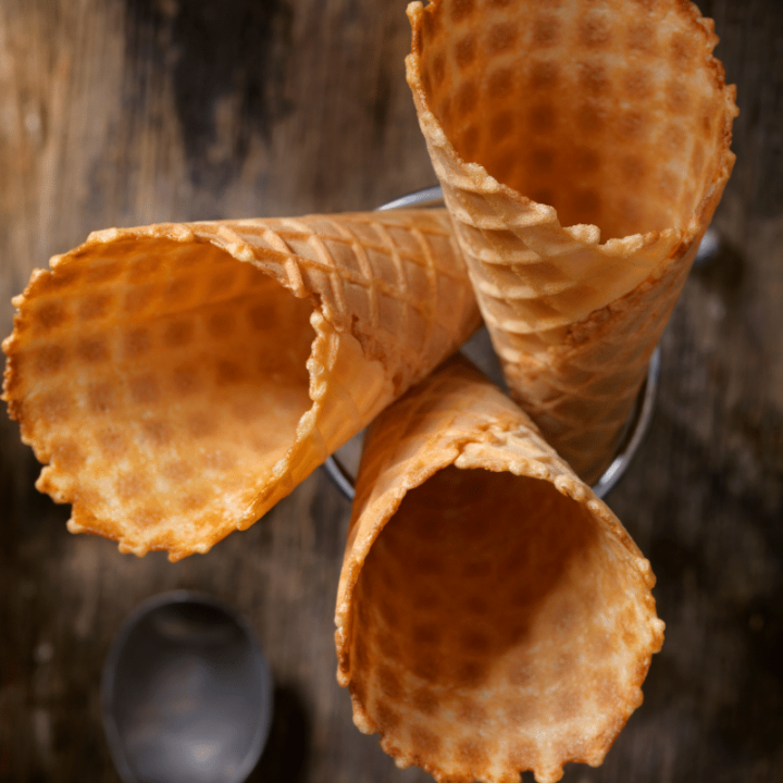 waffle cones
