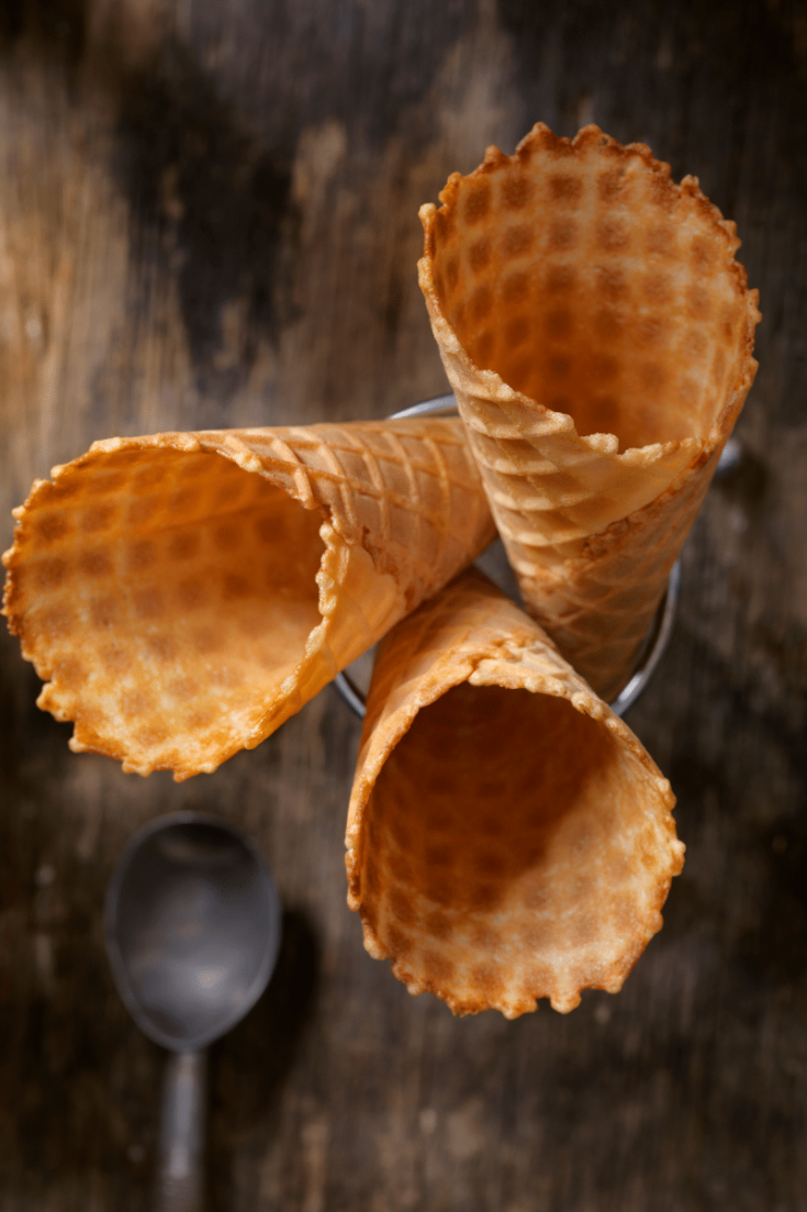 Homemade Waffle Cones