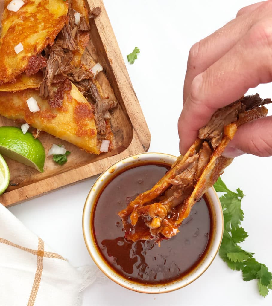Birria Tacos With Consomm Dipping Sauce More Momma 