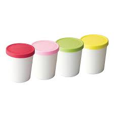 ice cream storage containers