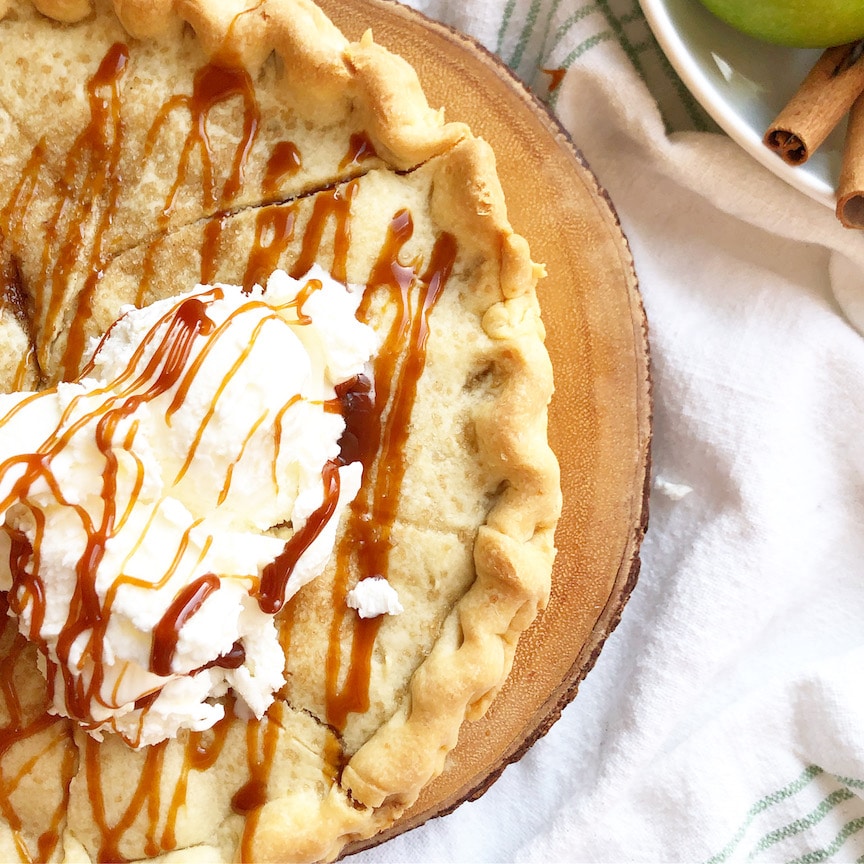 Salted Caramel Apple Pie