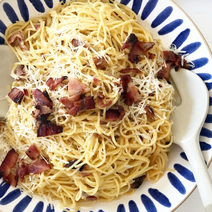 Pasta Carbonara Recipe From Culinary School - More Momma!