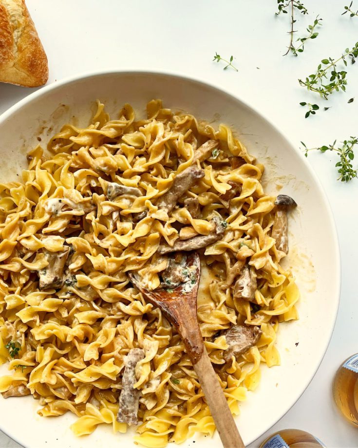 Gluten Free Beef Stroganoff