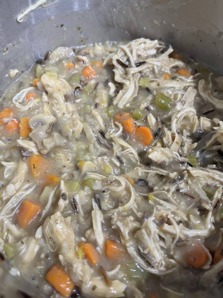 Instant Pot Chicken and Rice Soup