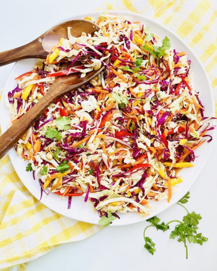 Asian Slaw With Tangy Vinaigrette