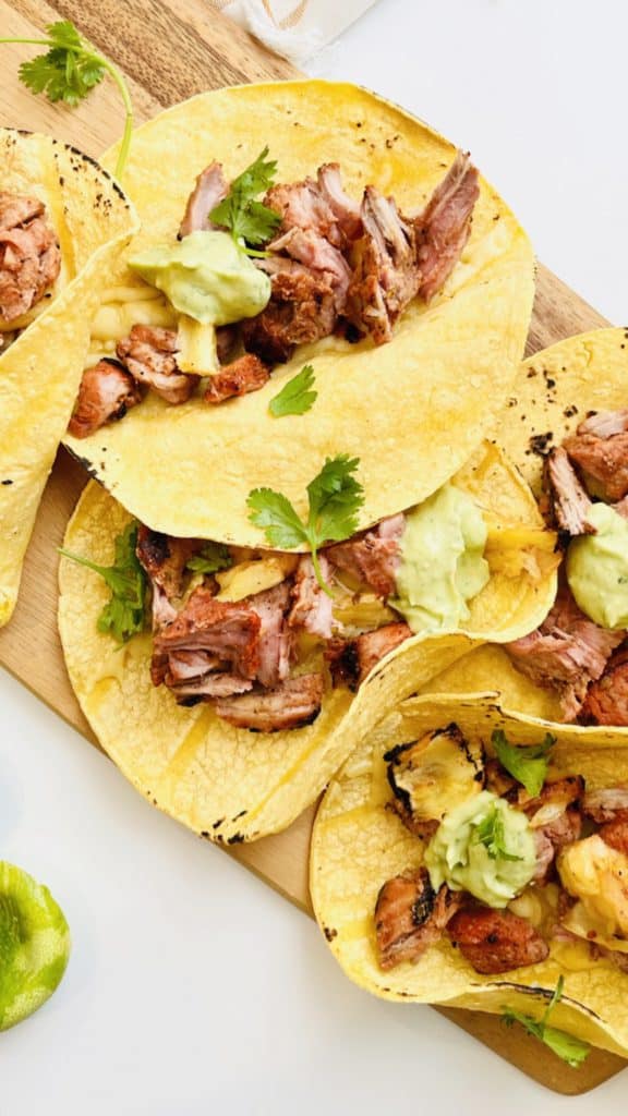 Pork Tenderloin Al Pastor Skewers With Avocado Creama More Momma!