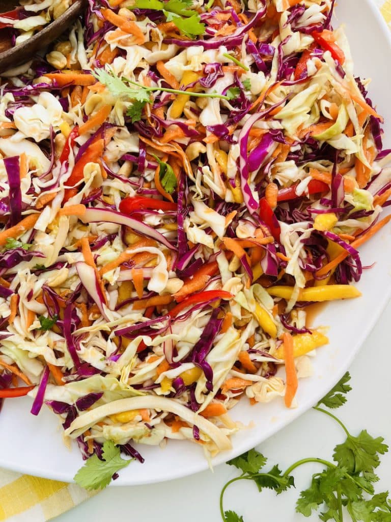 Asian Slaw With Tangy Vinaigrette