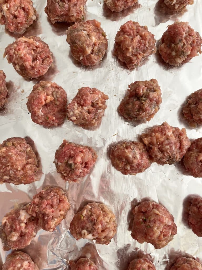 Italian sausage meatballs