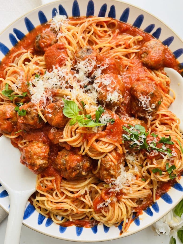 Italian Sausage Meatballs And Spaghetti More Momma!