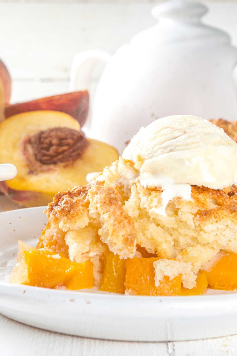 Easy Peach Cobbler With Cake Mix