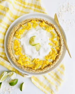 coconut lime tart