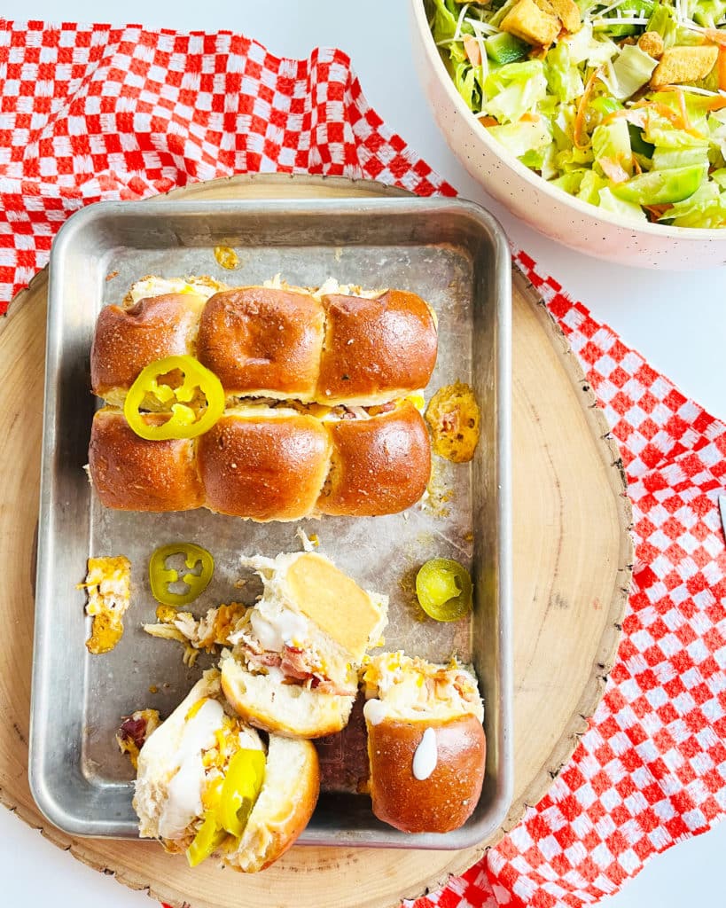 chicken bacon ranch sliders