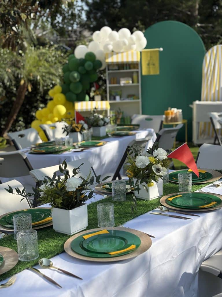 Masters Golf Themed Birthday